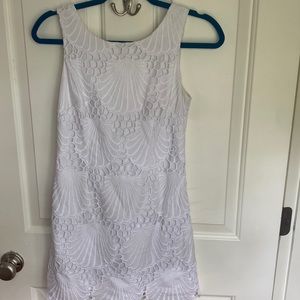 lilly pulitzer white seashell dress (0)